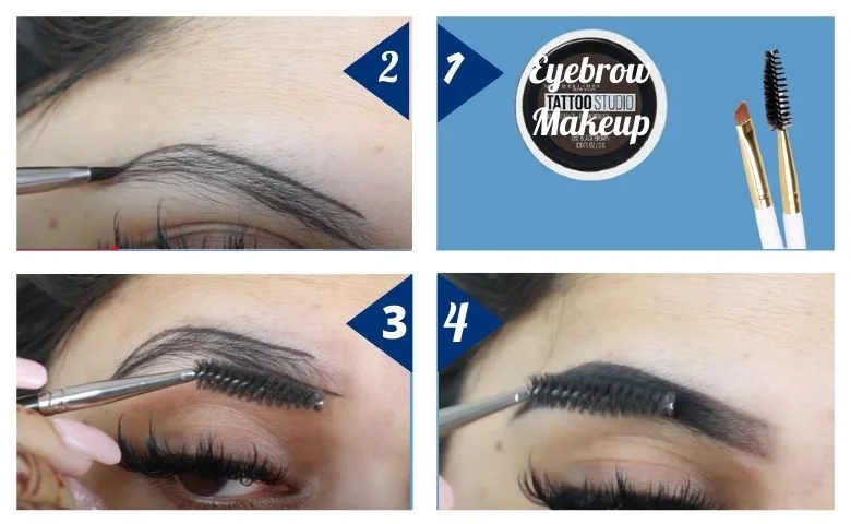 Apply Eyebrow Makeup step by step