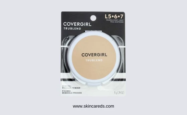 Best Translucent Powder for Oily Skin-COVERGIRL truBlend Pressed Blendable Powder, Translucent Light
